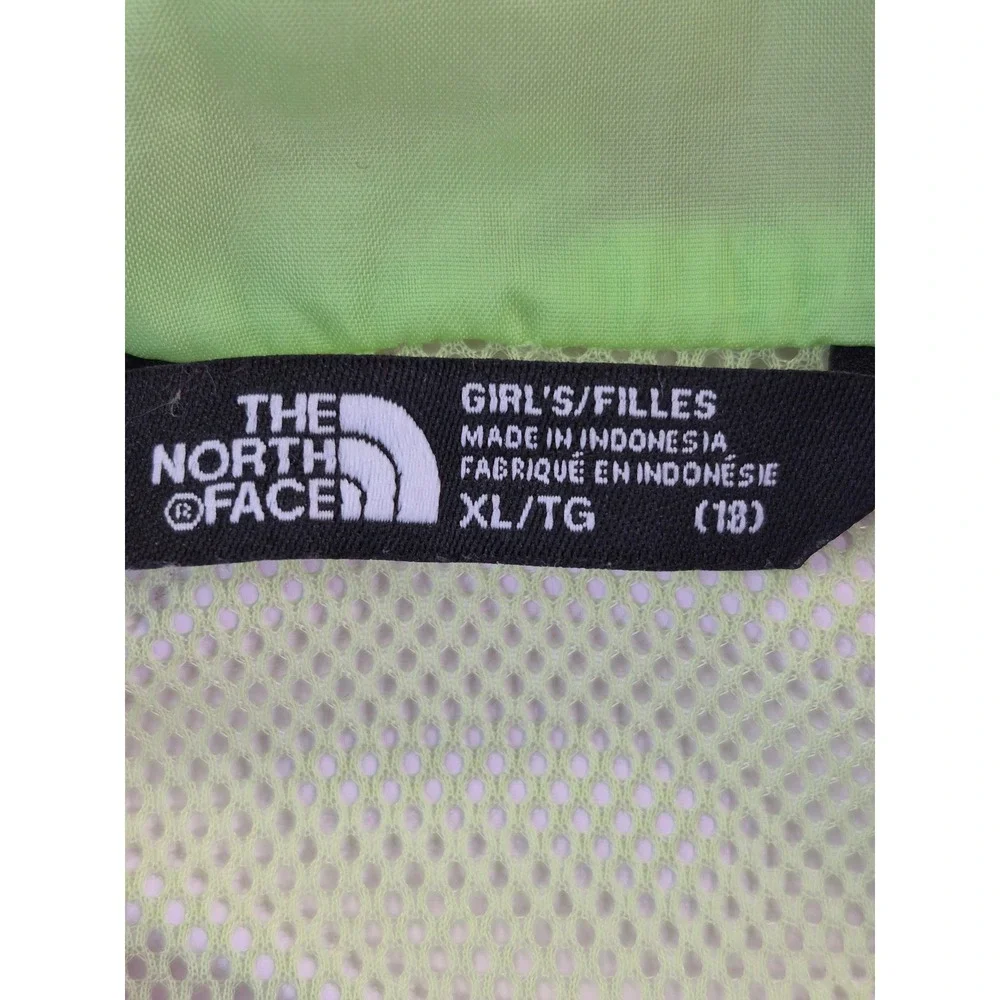 The North Face Resolve Hooded Rain Jacket Girls XL Purple Black